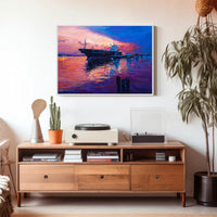 Twilight Harbor Poster
