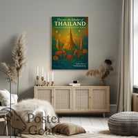 Thailand's Vibrant Wonders: Travel Poster