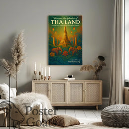 Thailand's Vibrant Wonders: Travel Poster