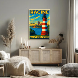 Racine, Wisconsin Poster