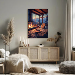 Cozy Winter Retreat Poster