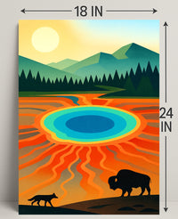 Yellowstone Wonders Poster PosterGoat