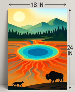 Yellowstone Wonders Poster PosterGoat