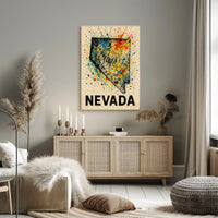 Nevada A Splash Of Color Poster