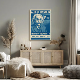 Albert Einstein Theory Of Relativity Poster