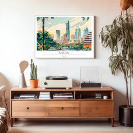 Austin Cityscape Poster