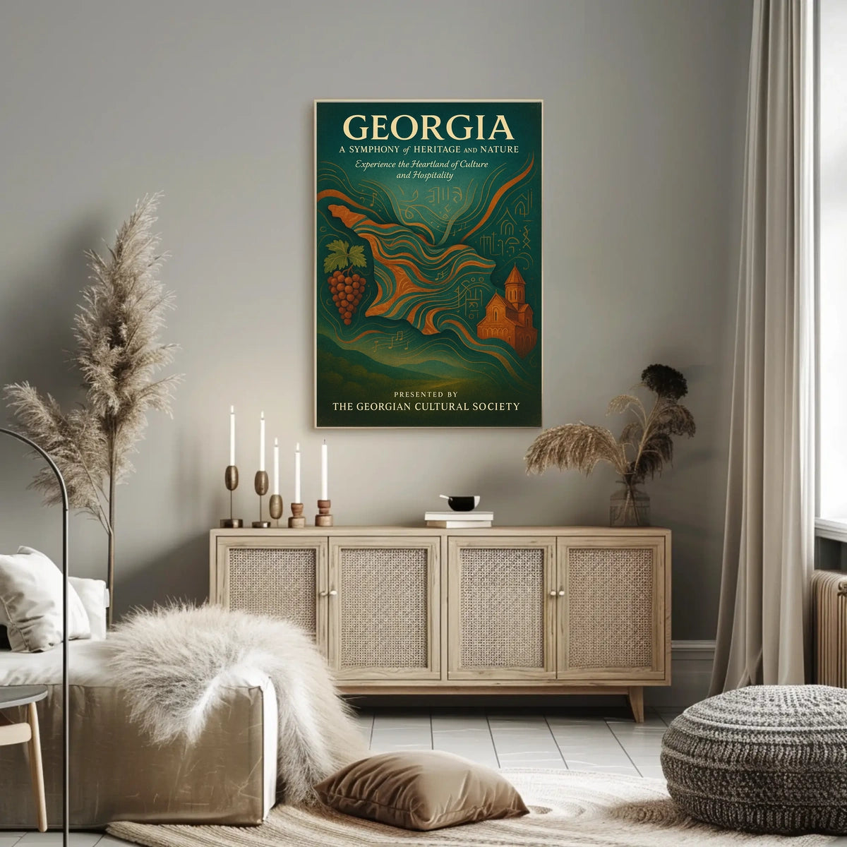 Georgia A Symphony Of Heritage And Poster