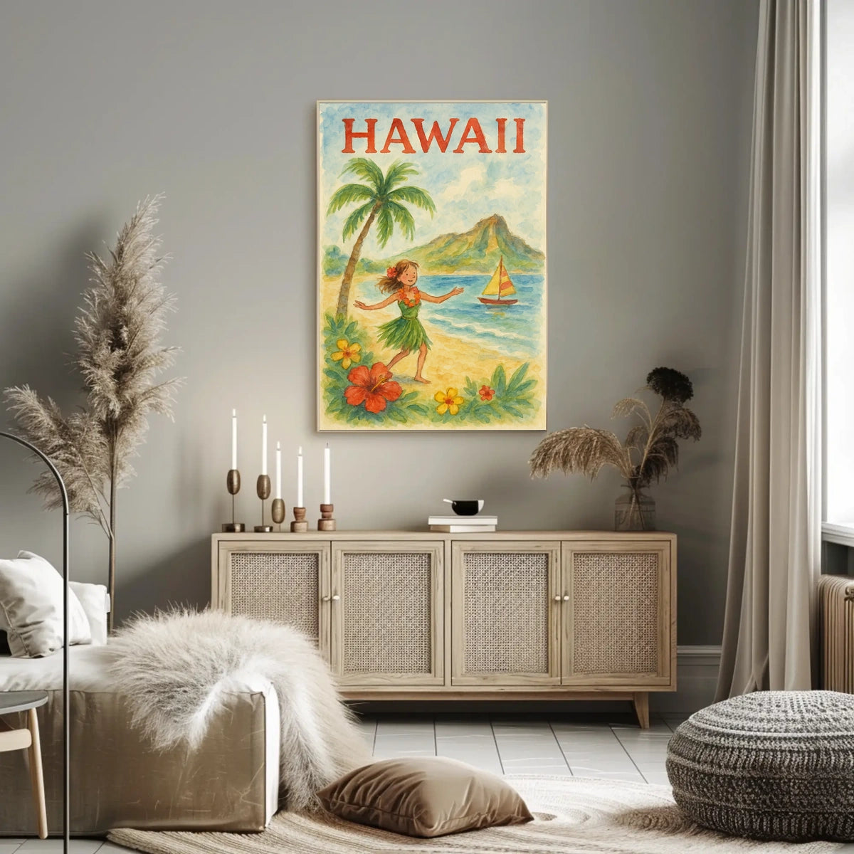 Hawaiian Paradise Poster