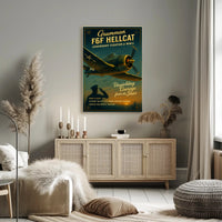 Grumman F6F Hellcat: Legendary Fighter of WWII Poster