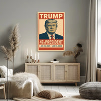 Trump 47Th President Poster