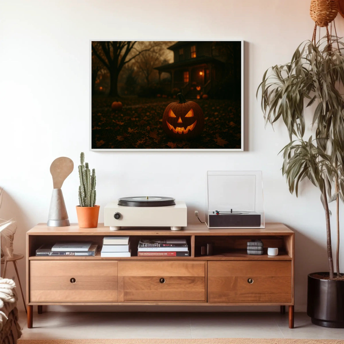 Moody Halloween Night Gothic Poster