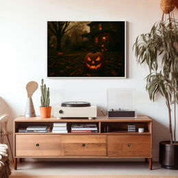 Moody Halloween Night Gothic Poster
