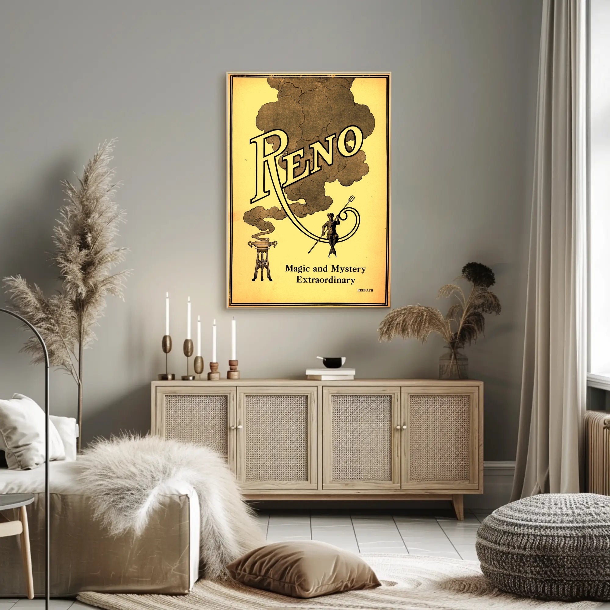 Magic and Mystery Vintage Artistic Cultural Heritage Poster