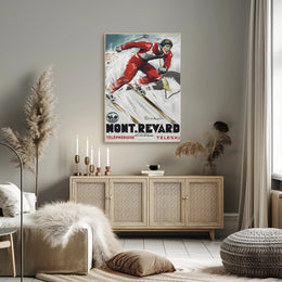 Mont Revard Ski Poster PosterGoat