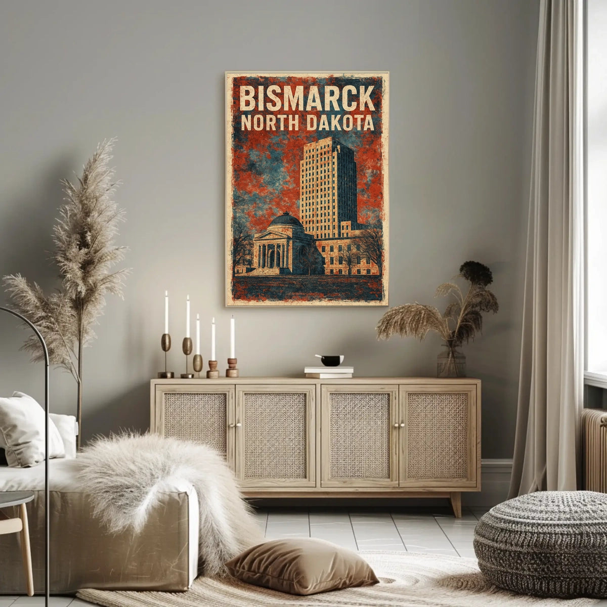 Bismarck, North Dakota Poster