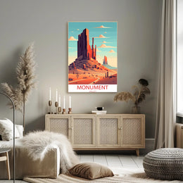 Monument Valley Sunrise Adventure Travel Poster