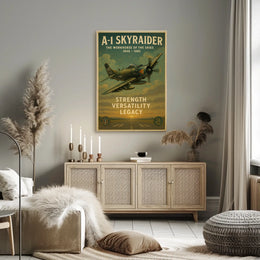 A-1 Skyraider The Workhorse of the Skies Poster