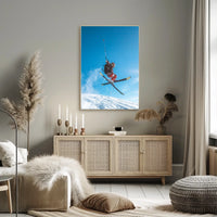 Skiing Adventure Poster