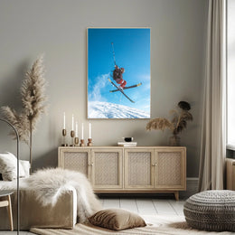 Skiing Adventure Poster