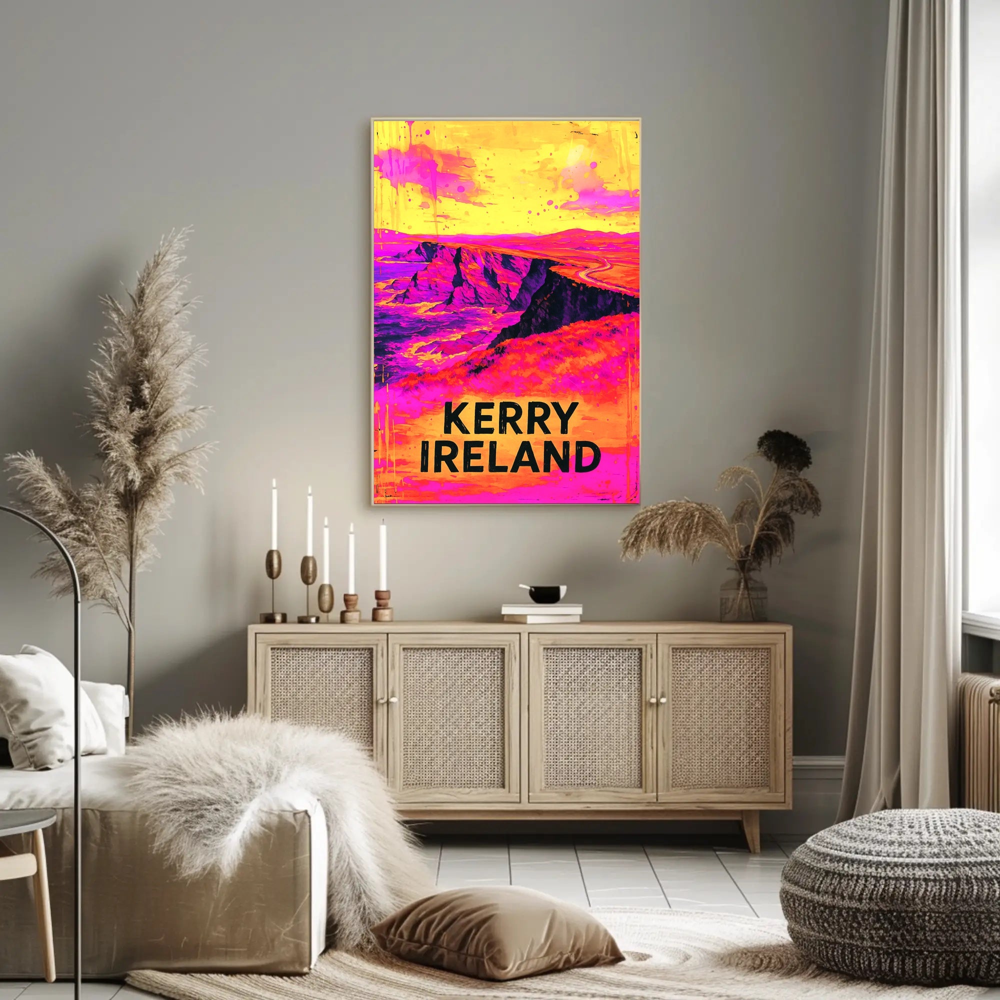 Kerry, Ireland Vibrant Landscapes Poster PosterGoat