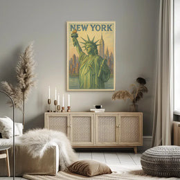 New York Poster Art Premium Museum Print For Living Rooms