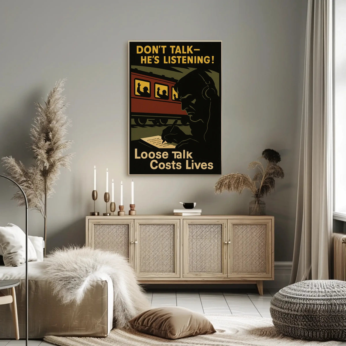 Loose Talk Costs Lives Poster