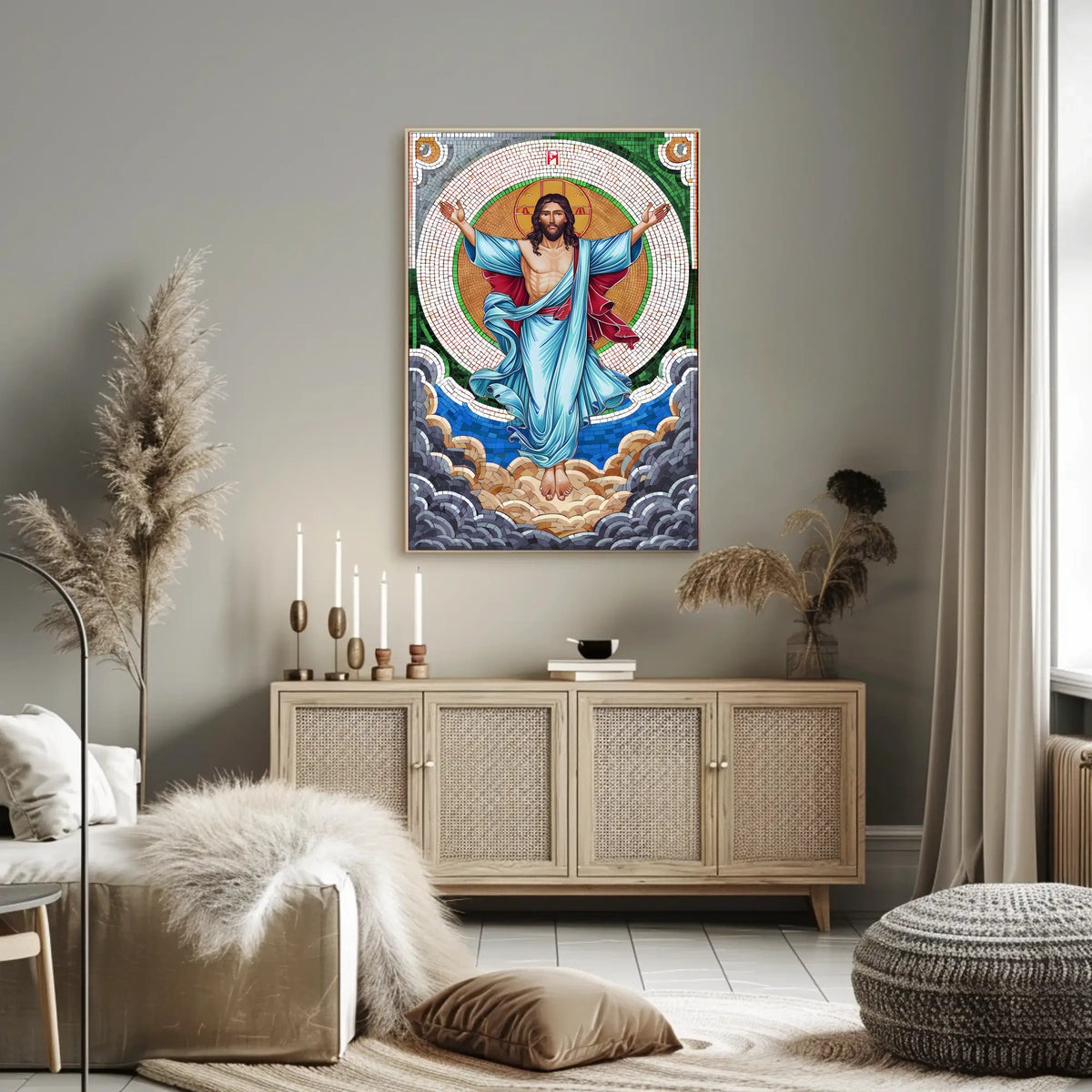 Ascension Mosaic Art Poster
