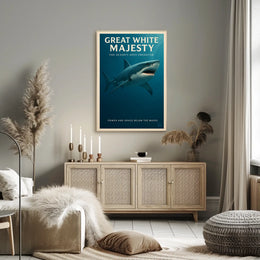 Great White Majesty Poster