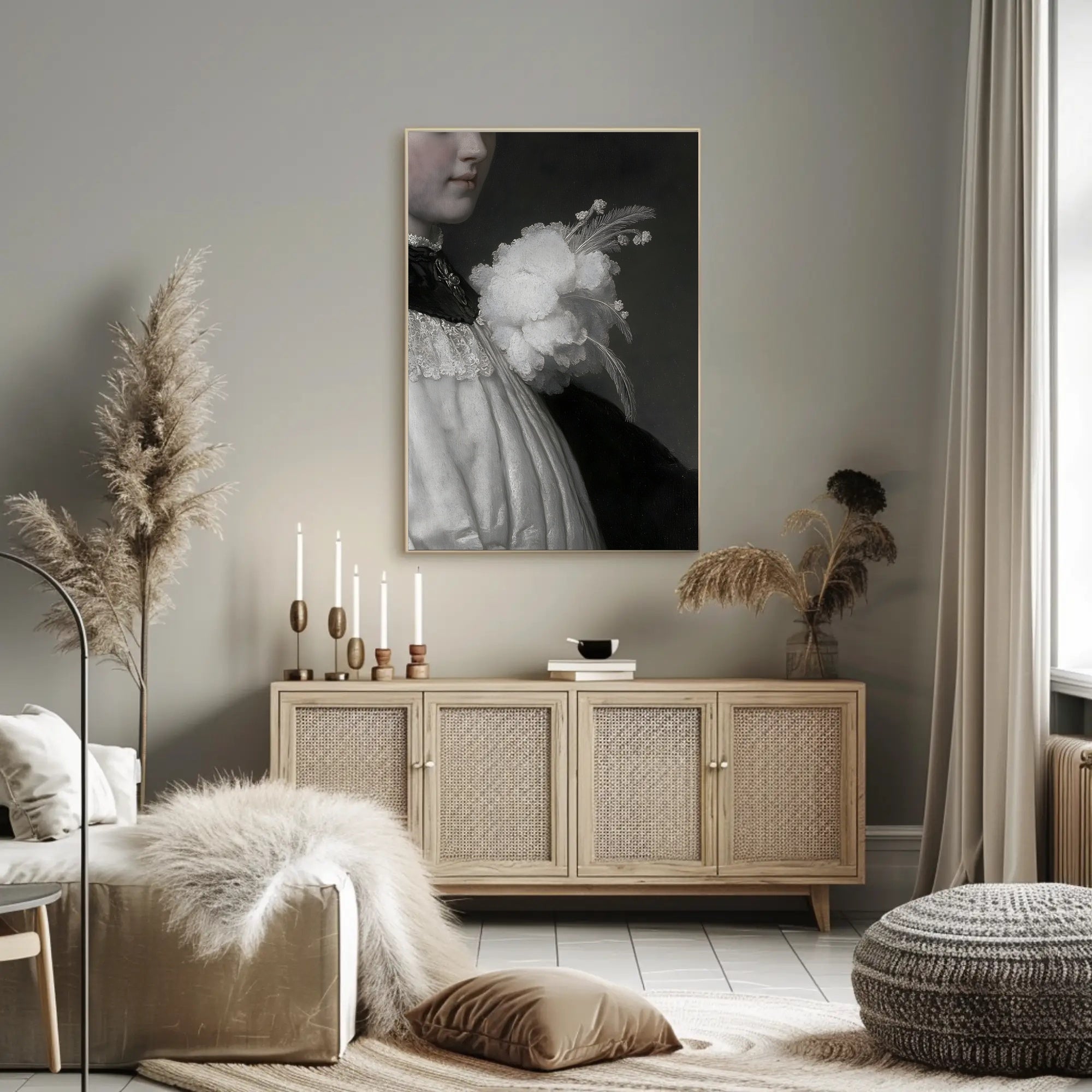 Baroque Portrait Art Poster: Elegant Classical Historical Scene PosterGoat