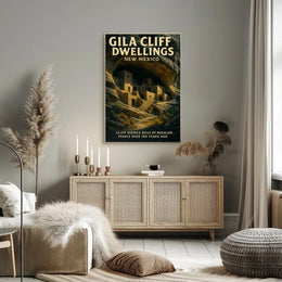 Gila Cliff Dwellings Poster