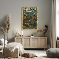 Harbour Frost Portland, Maine Poster