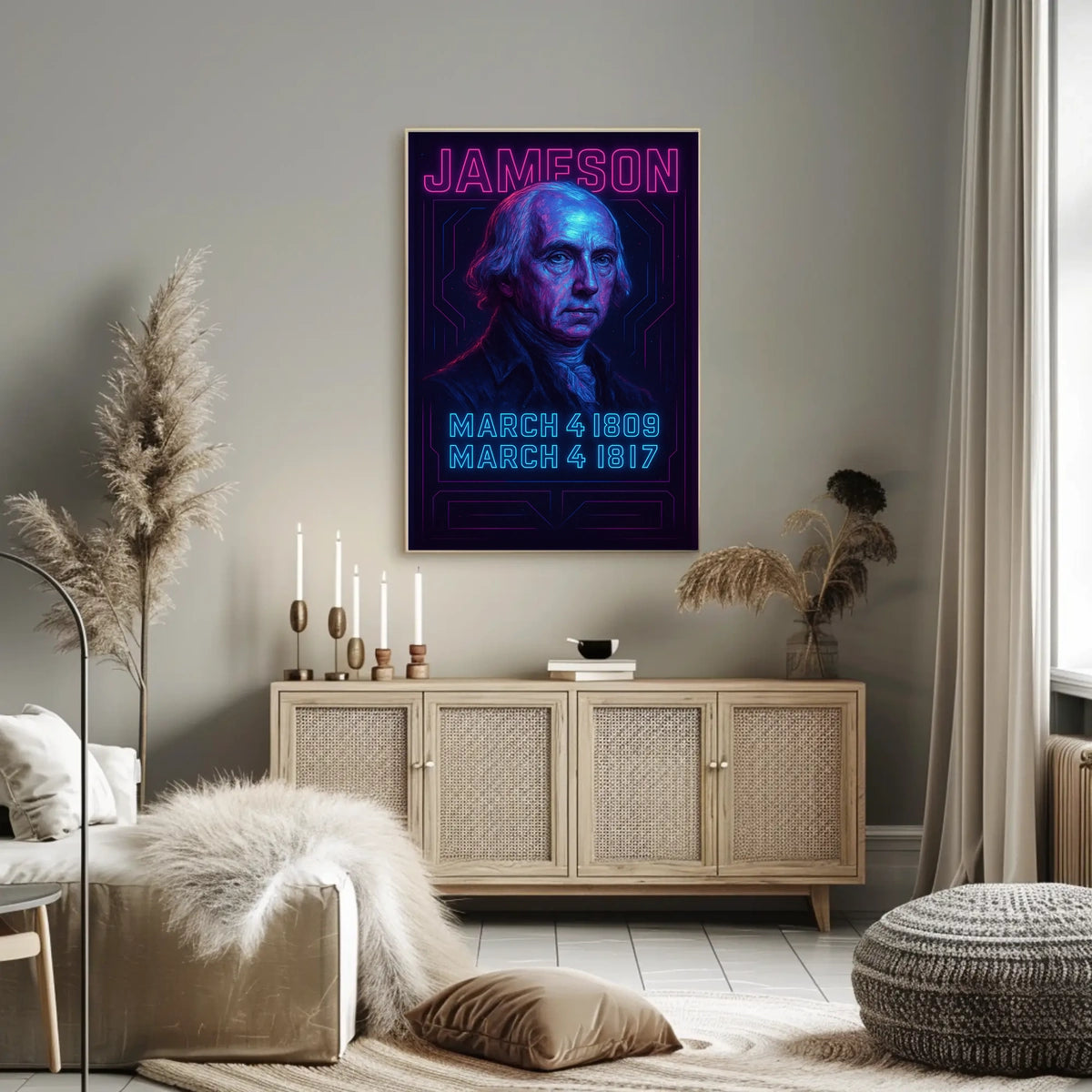 James Madison 4Th President Poster