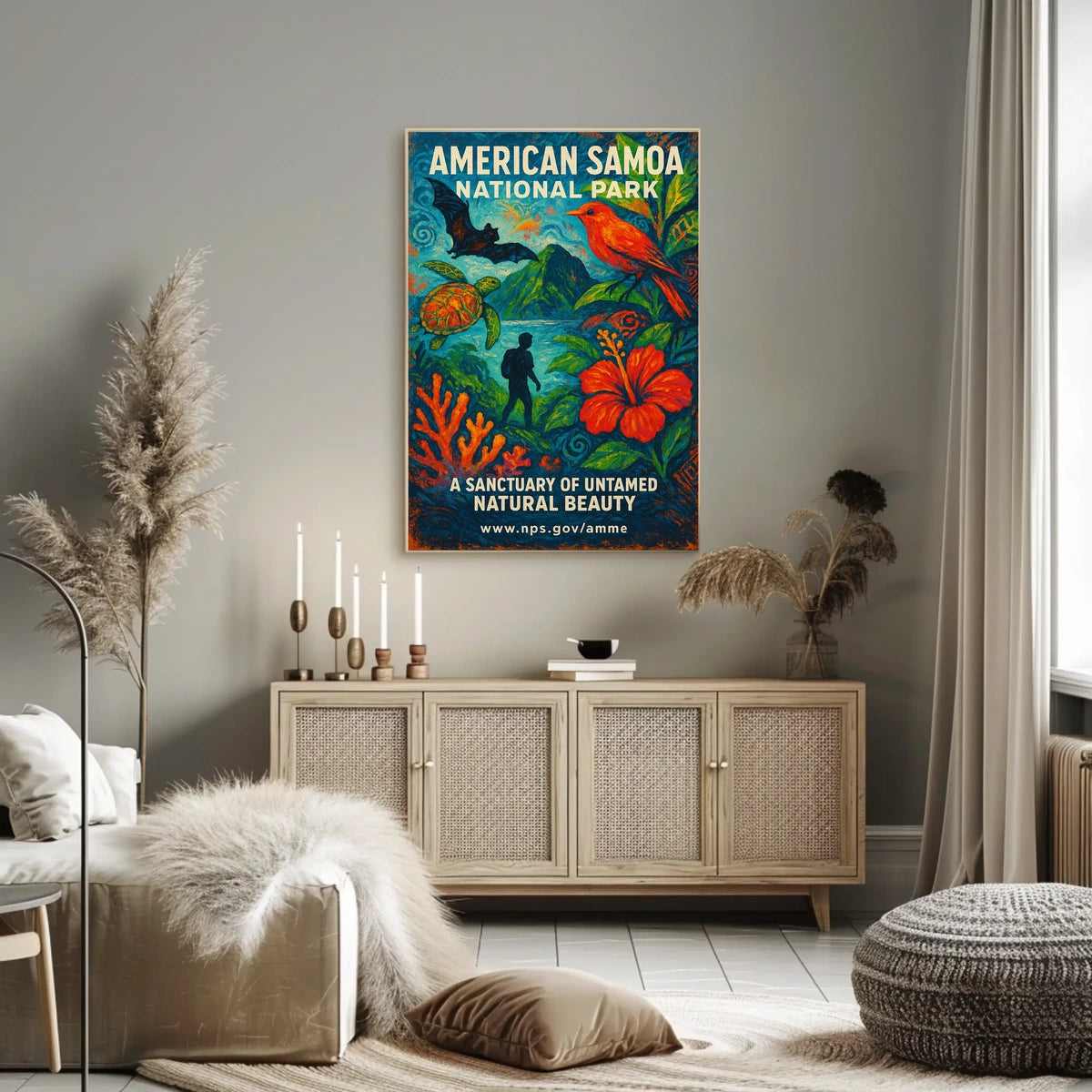 American Samoa Sanctuary National Park Poster
