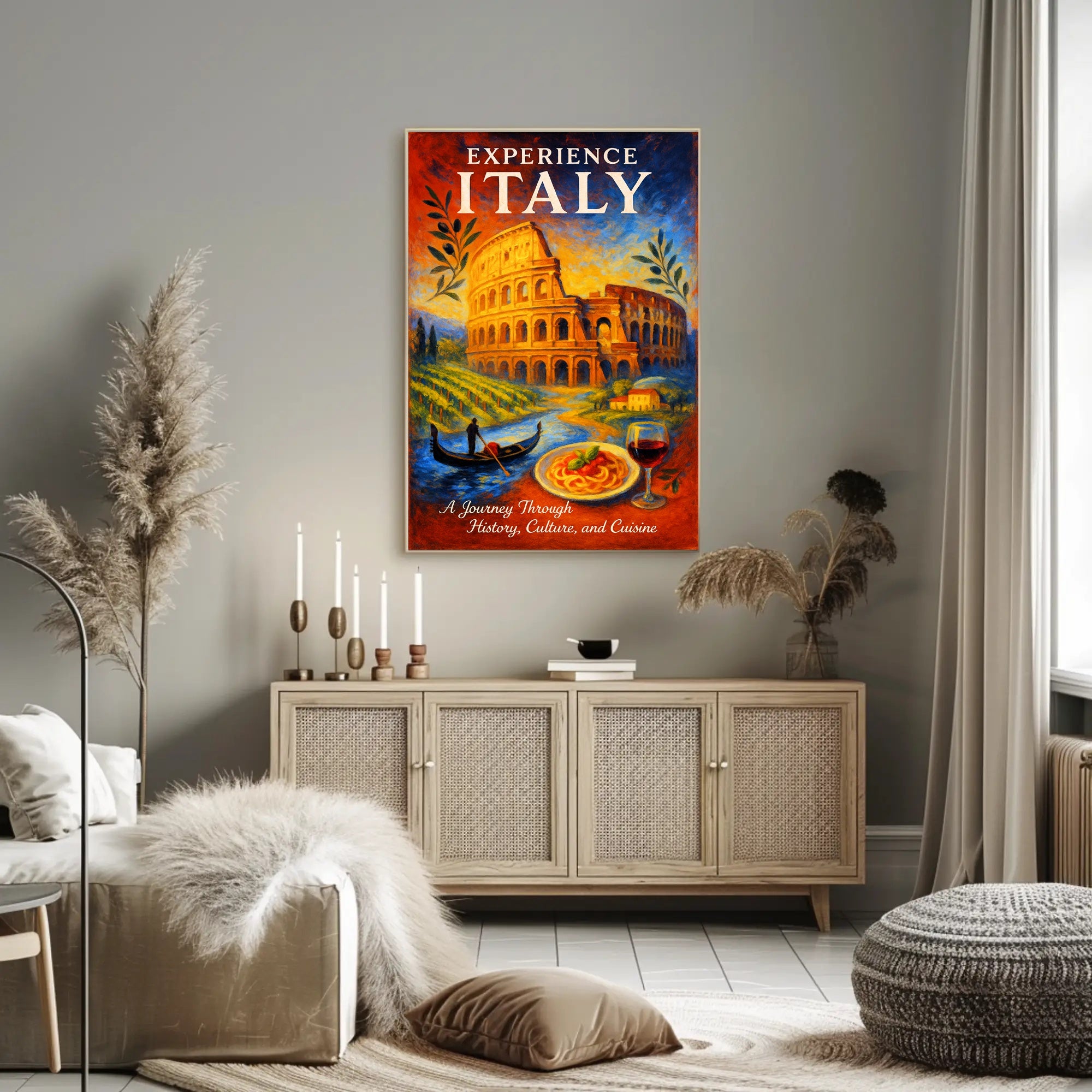 Experience Italy Poster PosterGoat