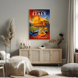 Experience Italy Poster PosterGoat