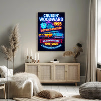 Cruisin Woodward Classic Car Poster