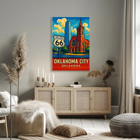Oklahoma City Route 66 Poster