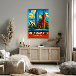 Oklahoma City Route 66 Poster