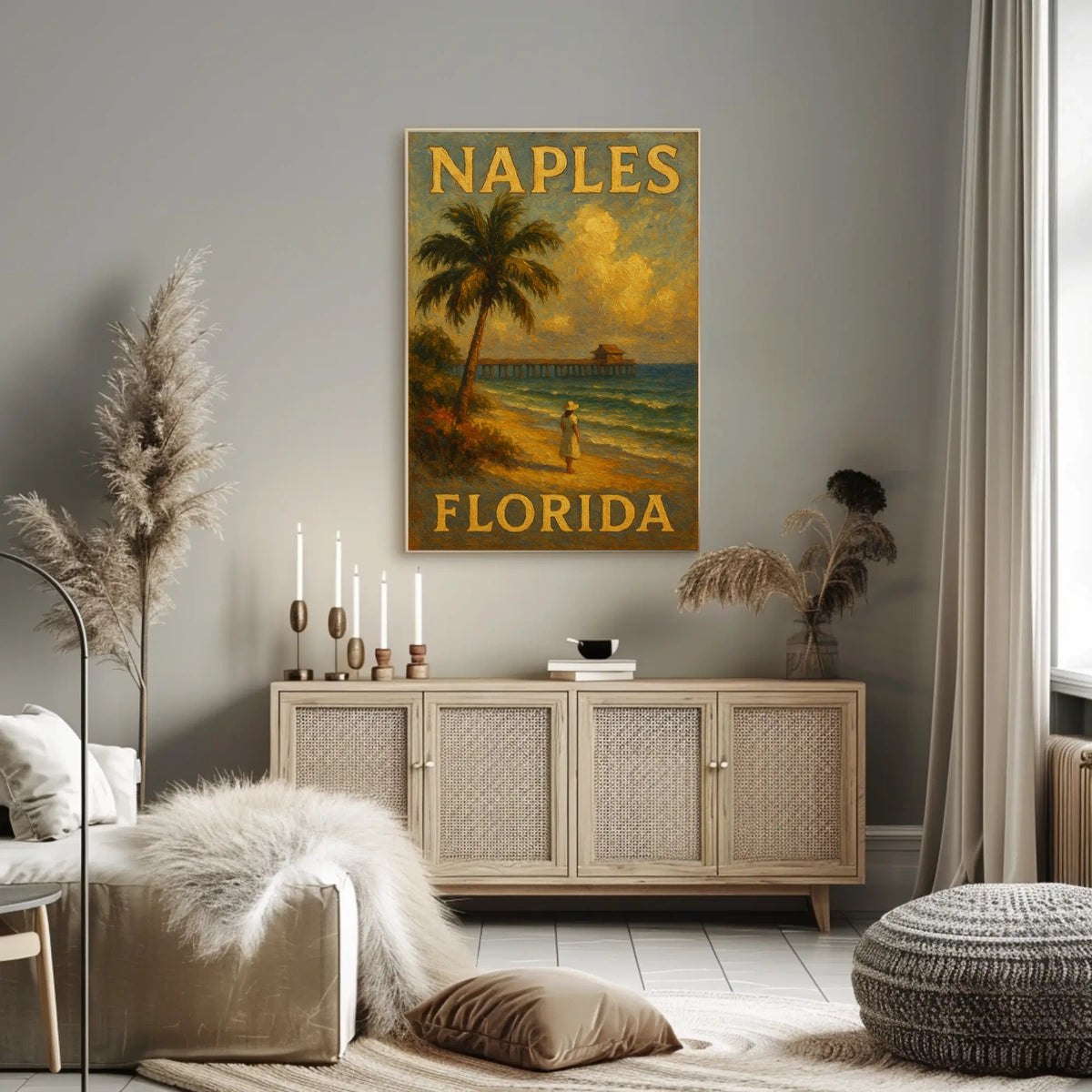 Naples, Florida A Coastal Retreat Poster