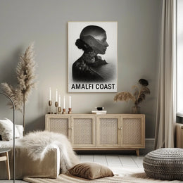 Amalfi Coast Visual Journey Poster Wall Art Print Edition