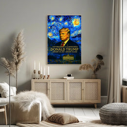 Donald Trump 45th President of the United States Presidential Masterpiece Series Poster