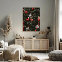 Christmas Tree Wonderland Festive Artistic Poster