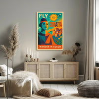 Vibrant Croatia Travel Poster for Cultural Exploration PosterGoat
