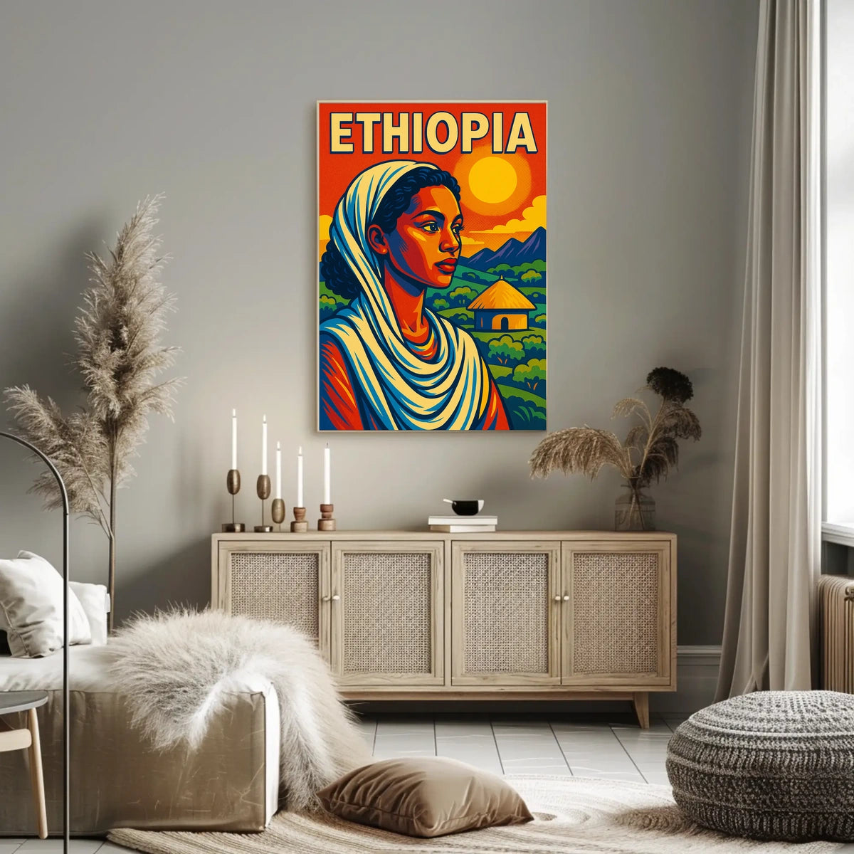 Ethiopia A Vibrant Heritage Poster