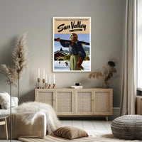Winter Sports Under a Summer Sun Poster PosterGoat