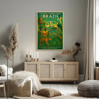 Discover the Vibrant Essence of Brazil Poster PosterGoat