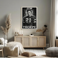 Jim Thorpe Legendary Athlete Poster