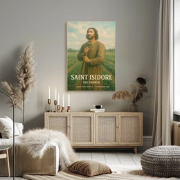 Saint Isidore The Farmer Poster