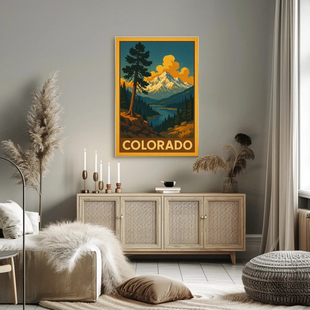 Colorado Mountain Landscape Poster