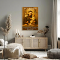 Saint Anthony of Padua Poster PosterGoat